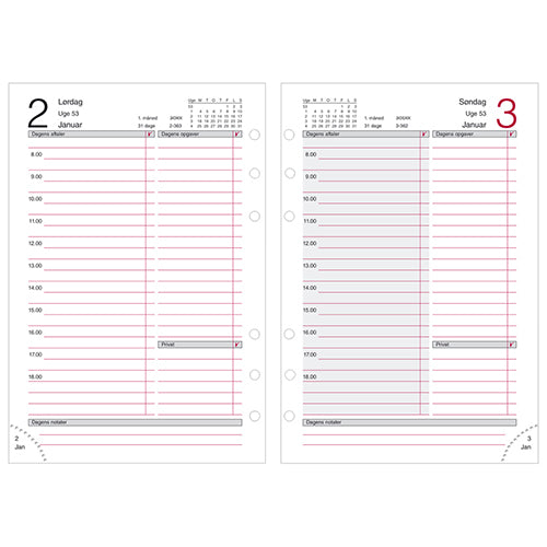 SYSTEM MM DAGKALENDER KUNSTSKIND SORT 2020 MAYLAND