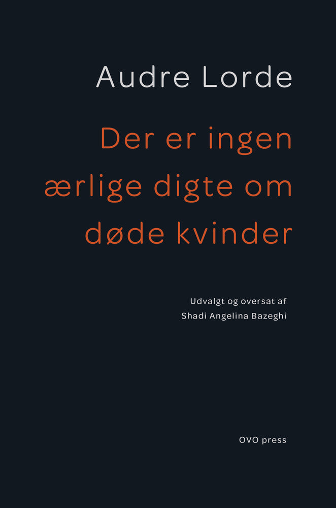 Der er ingen ærlige digte om døde kvinder