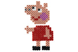 Hama maxi gurli gris perler og stiftplade i bøtte