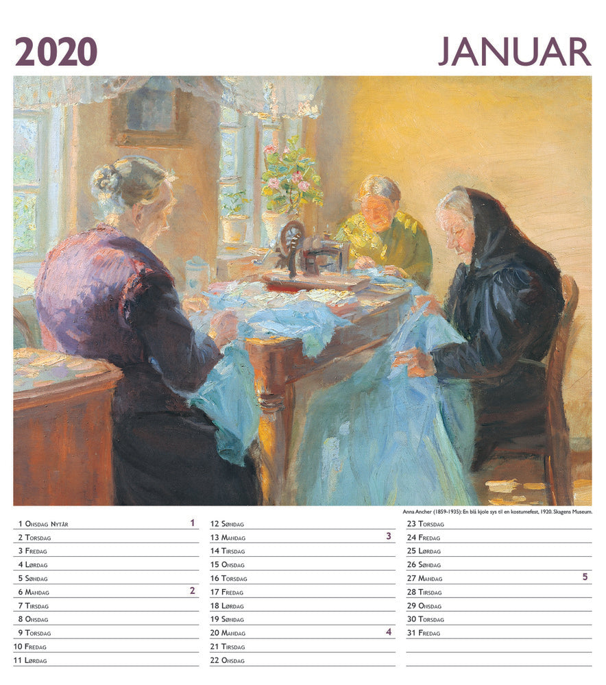 Skagen Kalender 2020