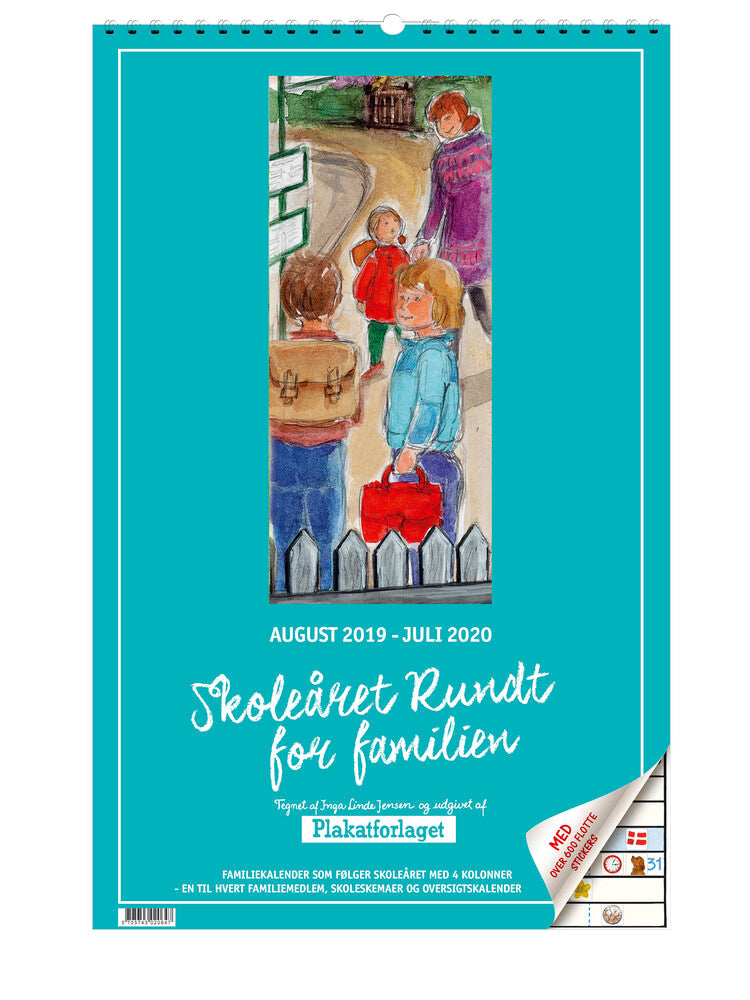 Skoleåret rundt 2019/20 for den lille familie