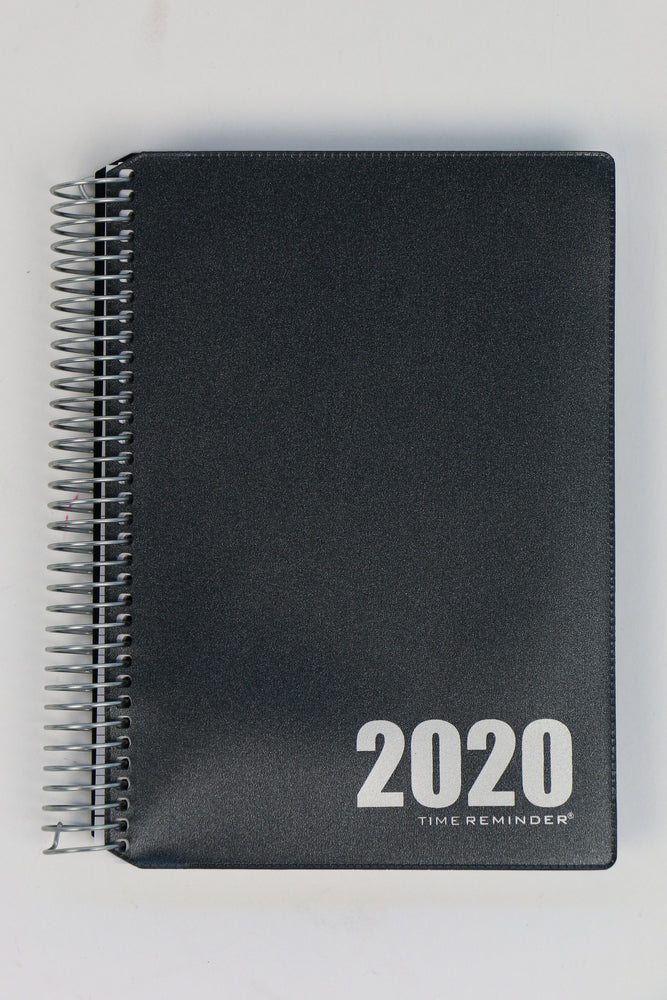 SPIRALKALENDER 2020 ANTIKGRÅ METAL VINYL
