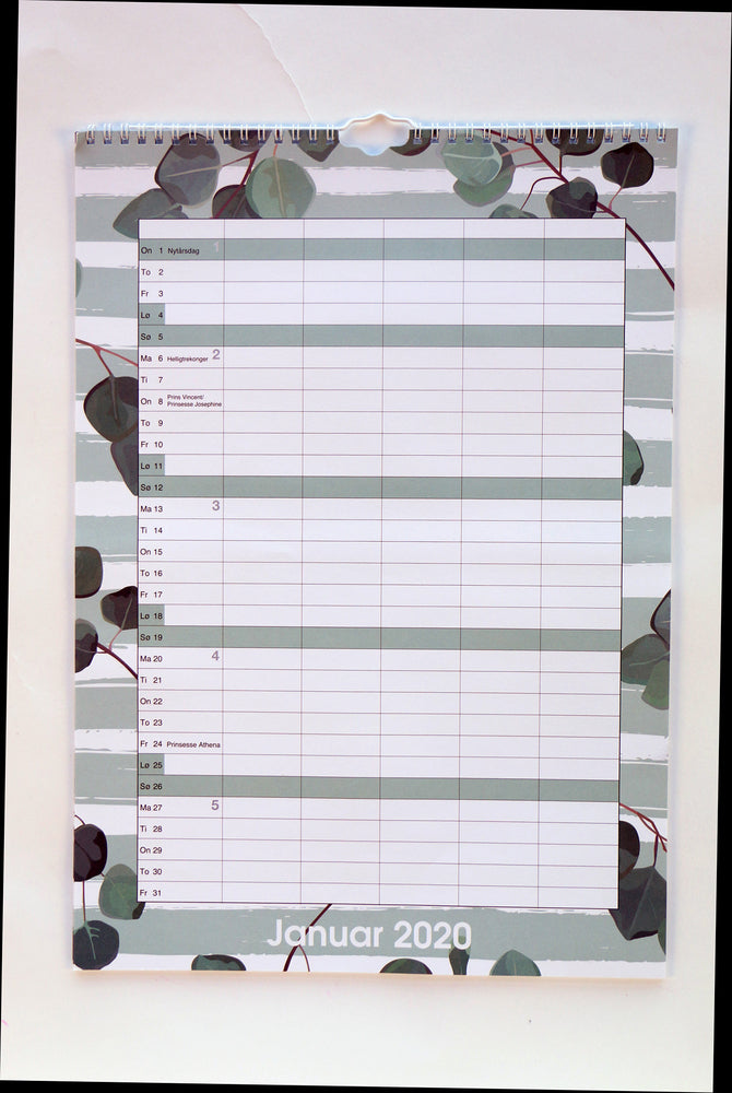 FAMILIEKALENDER 2020 A3 GRAFISK