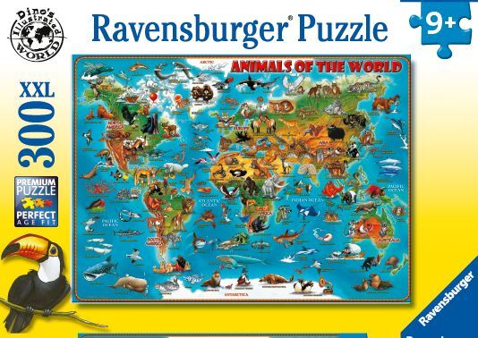 Puslespil world of animals 300 brikker