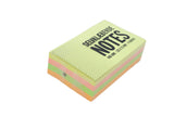 Selvklæbende notes 4 farver 125x75mm