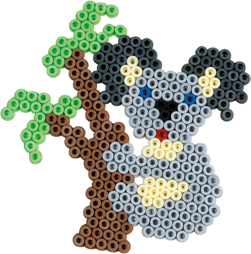 Hama midi gaveæske lyseblå 7200 perler med 2 plader