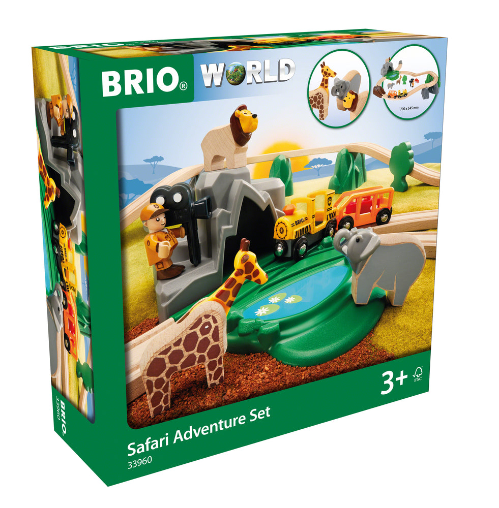 BRIO 33960 Safarieventyrsæt, togbane