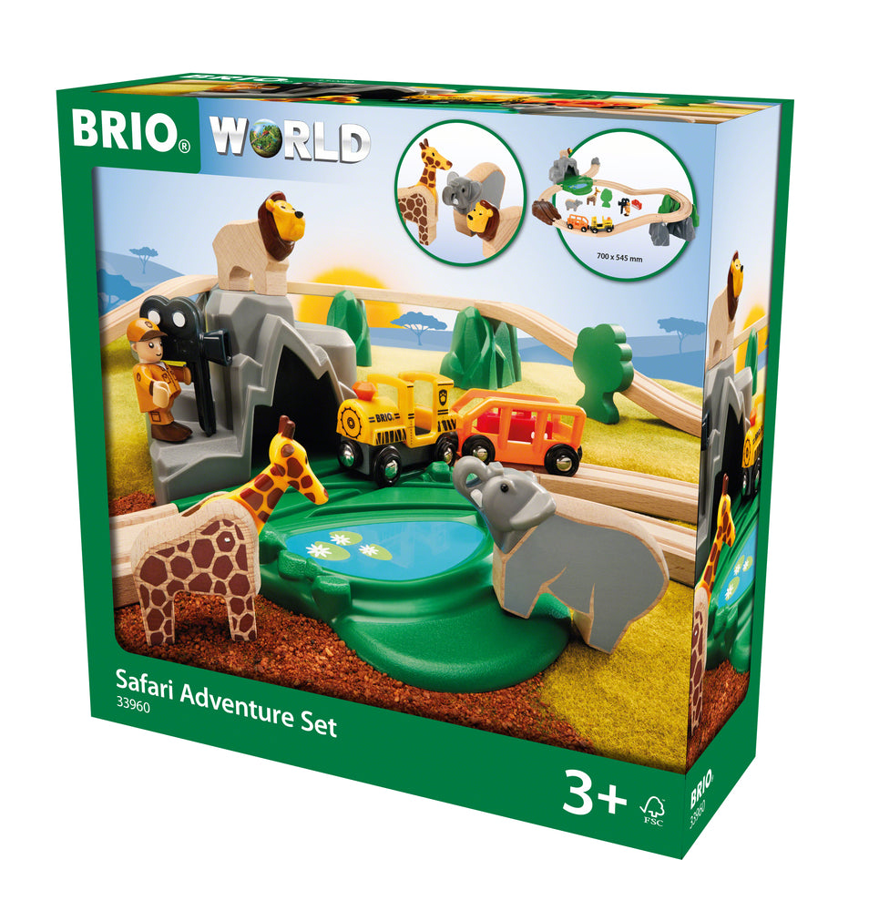 BRIO 33960 Safarieventyrsæt, togbane