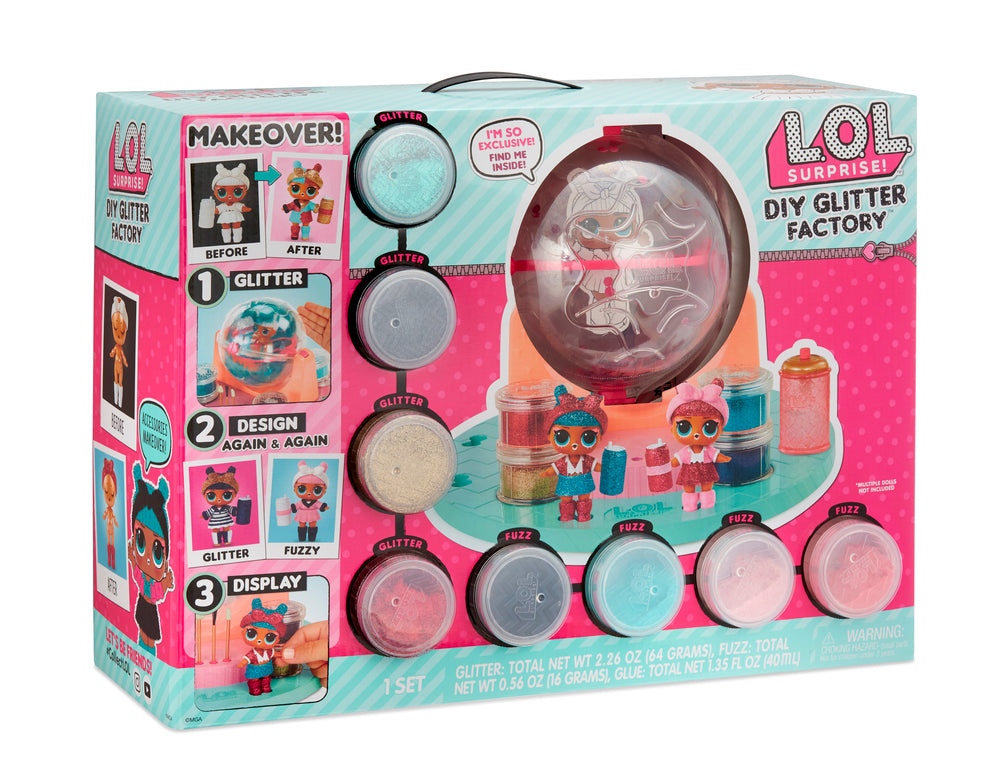 L.o.l. surprise diy glitter factory