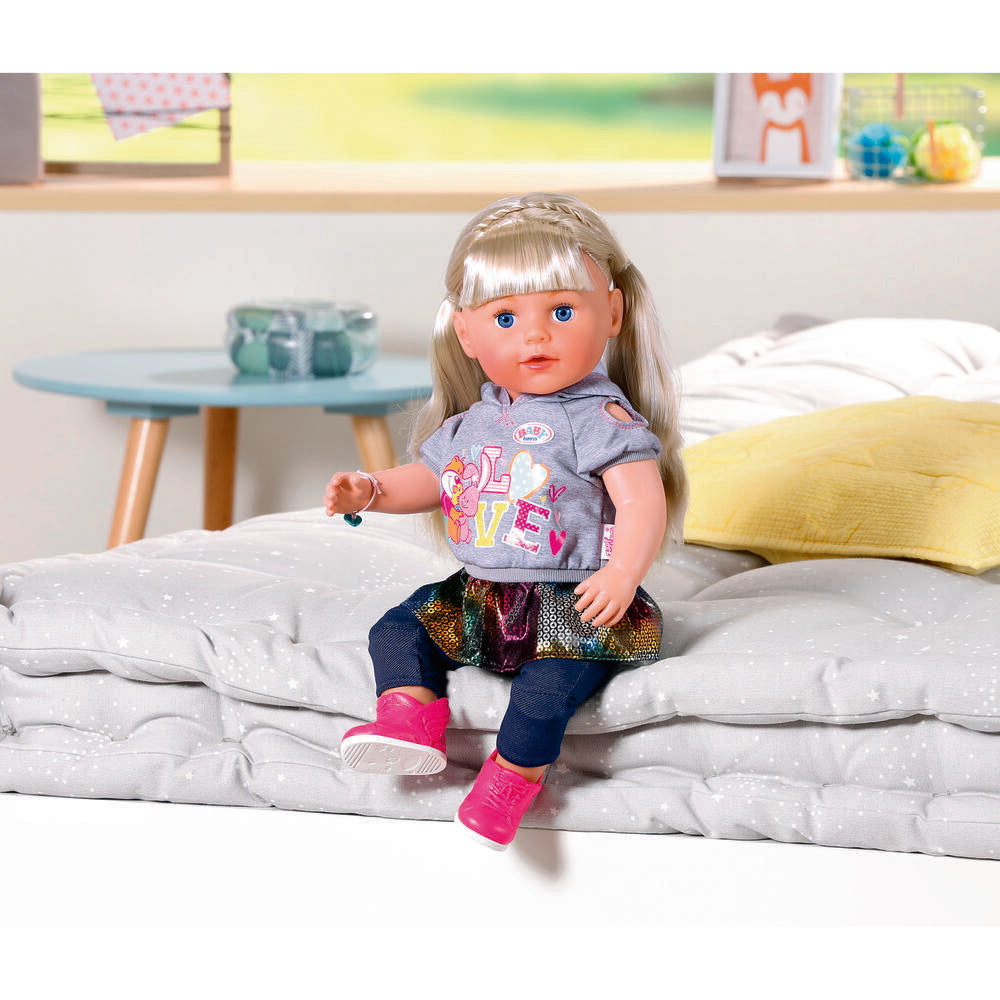 Baby Born soft touch sister blond 43cm