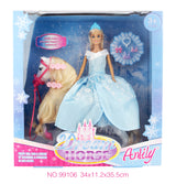 Anlily prinsessedukke og hest