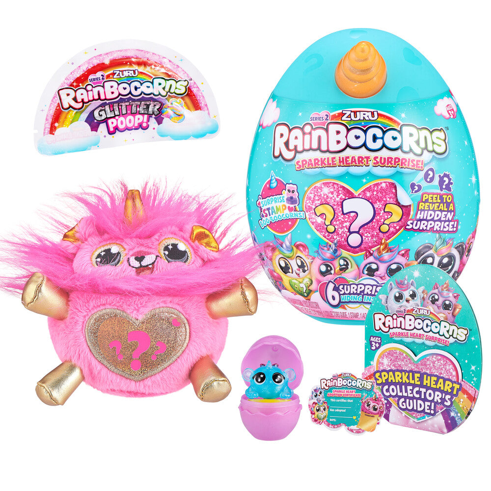 Rainbocorns sparkle heart s2