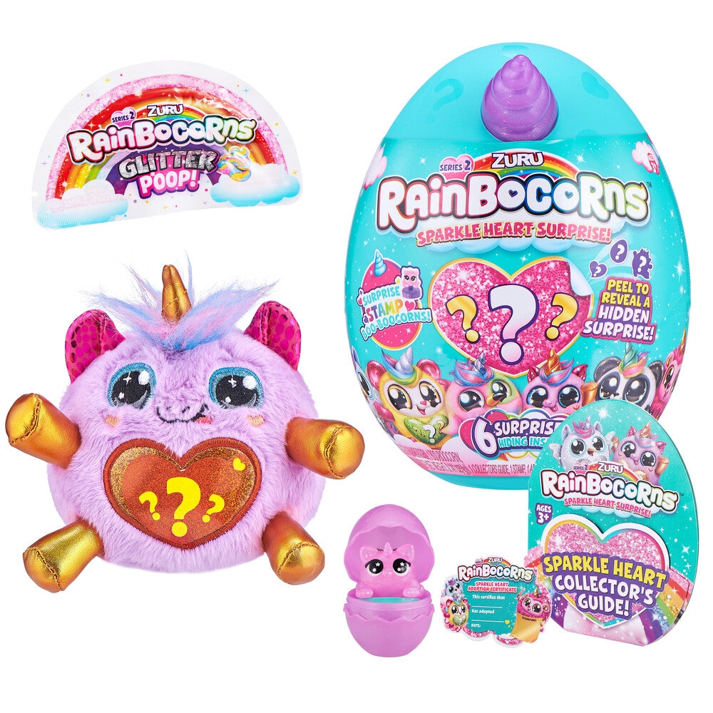 Rainbocorns sparkle heart s2