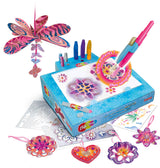 Blo pens glitter og palietter