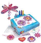 Blo pens glitter og palietter