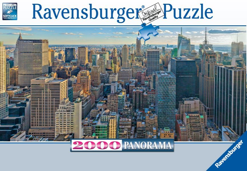 Puslespil view over new york 2000 brikker