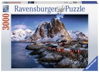 Puslespil hamnoy, lofoten 3000 brikker