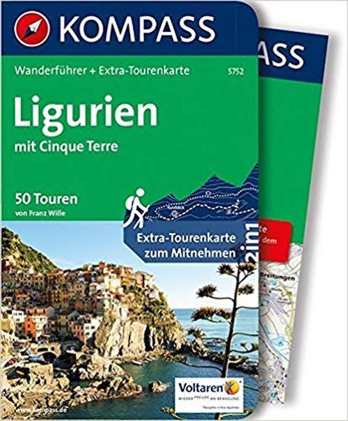 Ligurien mit Cinque Terre Wanderführer mit Tourenkart