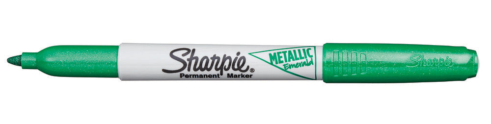Markersæt permanent sharpie metallic rød/blå/grøn 1,4mm