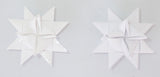 STJERNESTRIMLER HVID GLITTER/METALLIC 15 MM 24 STK
