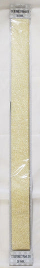 STJERNESTRIMLER GULD GLITTER/METALLIC 50 MM 12 STK