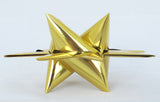STJERNESTRIMLER GULD GLITTER/METALLIC 50 MM 12 STK