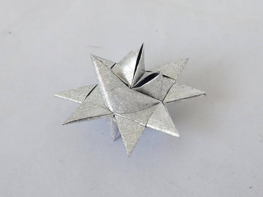 STJERNESTRIMLER SØLV BRUSHED NET 15 MM 20 STK