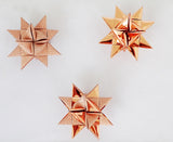 STJERNESTRIMLER ROSE GOLD GLITTER/METALLIC 15 MM 24 STK