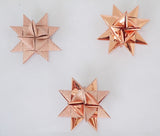 STJERNESTRIMLER ROSE GOLD GLITTER/METALLIC 15 MM 24 STK