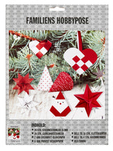 HOBBYPOSE FAMILIE RØD/HVID MIX
