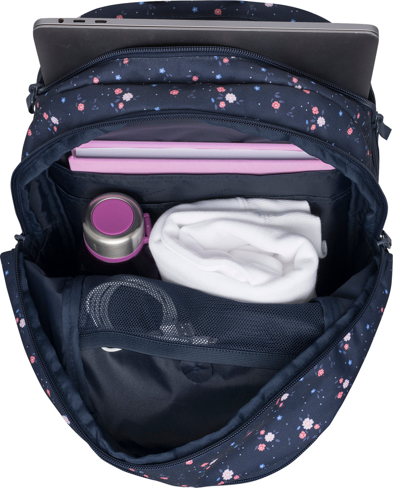 Rygsæk Beckmann urban midi floral mellemtrin 26 liter