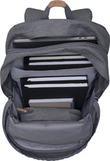 Rygsæk Beckmann city max grey 34 liter m/brystrem