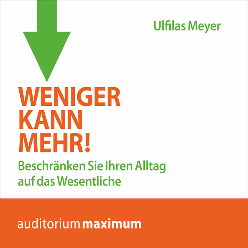Weniger kann mehr!