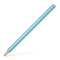 Blyant jumbo Faber-Castell sparkle m/glitter turkis