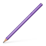 Blyant jumbo Faber-Castell sparkle m/glitter lilla
