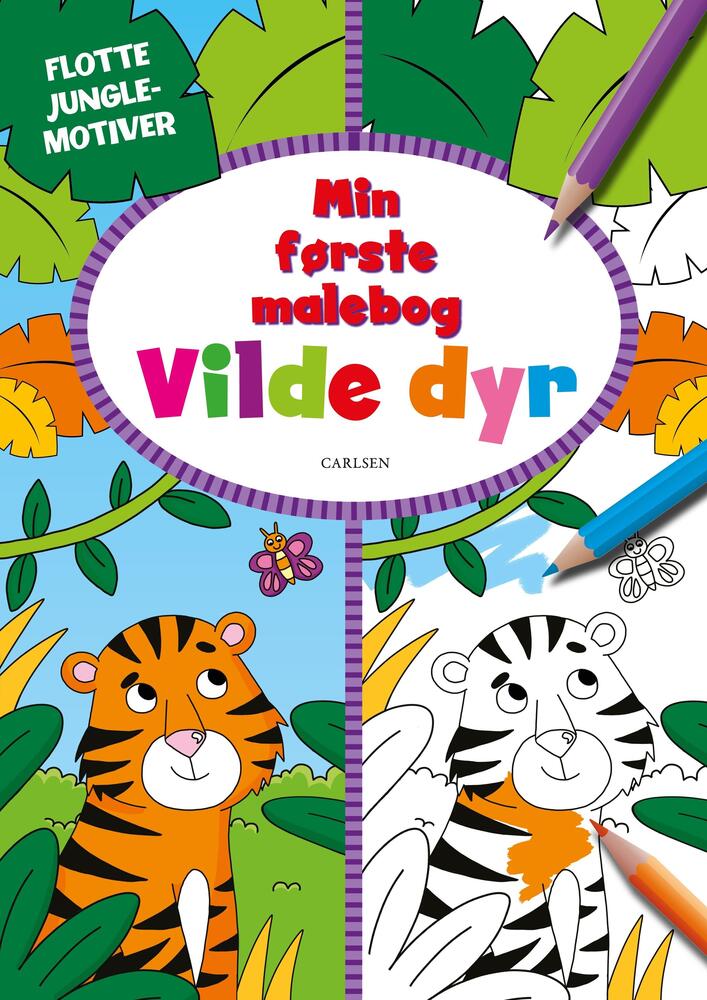 Min første malebog malebog vilde dyr