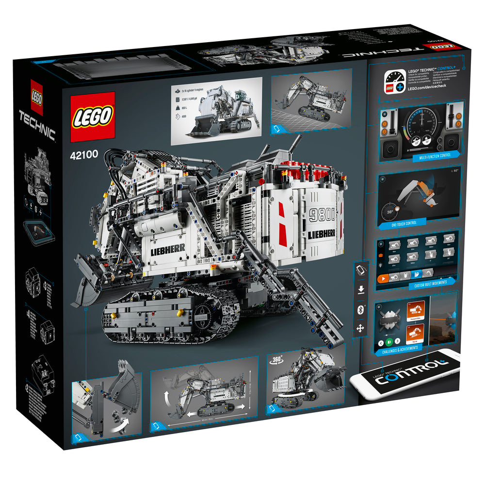 42100 LEGO Technic Liebherr r 9800 gravemaskine