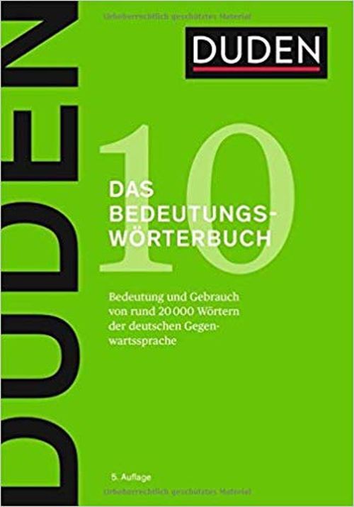 Duden - Das Bedeutungswörterbuch