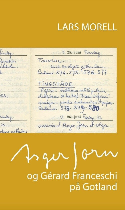 Asger Jorn og Gérard Franceschi på Gotland