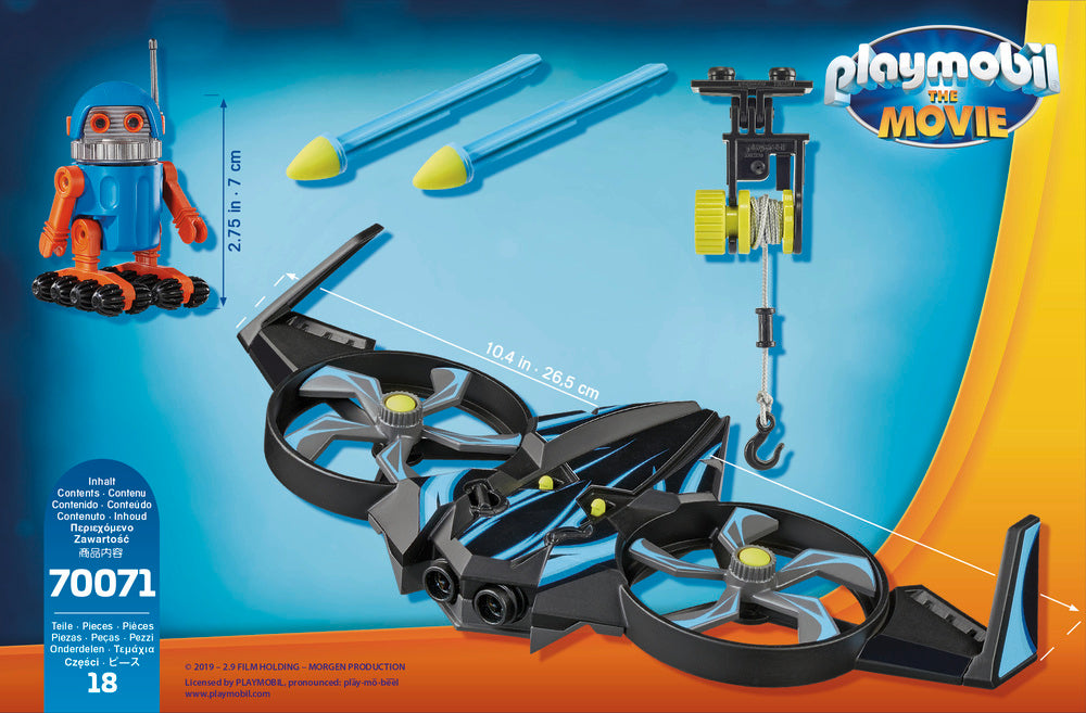 70071 Playmobil:The Movie Robotitron Med Drone