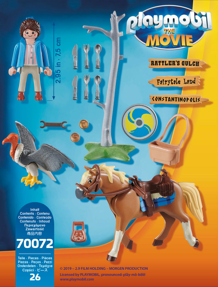 70072 Playmobil:The Movie Marla Med Hest