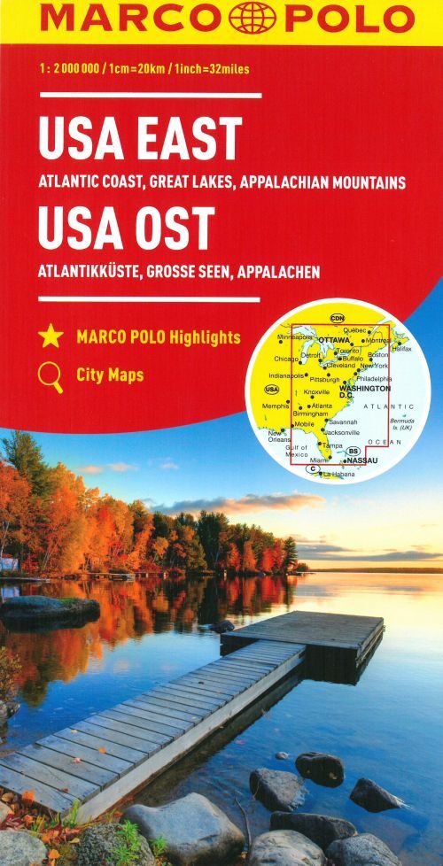 USA East : Atlantic Coast, Great Lakes, Appalachian Mountains, Florida