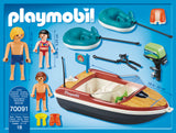 70091 Playmobil Speedbåd Med Baderinge