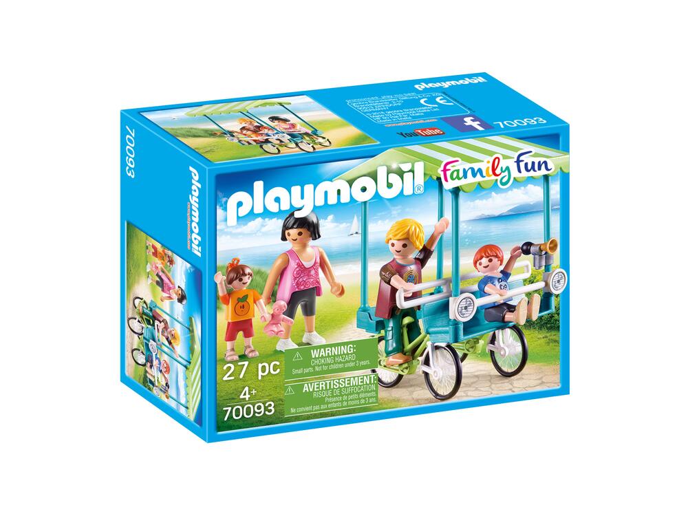 70093 Playmobil Familiecykel