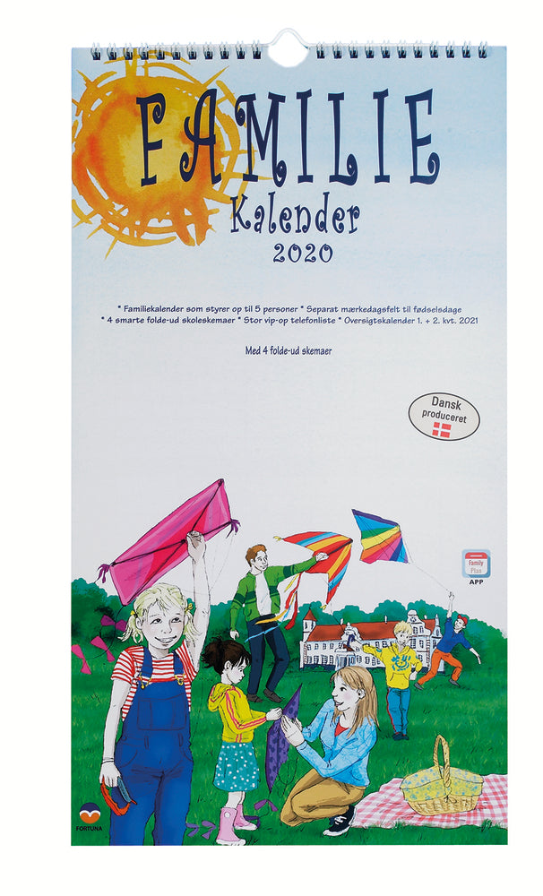 Familiekalender 2020 vejr vejr 5 person