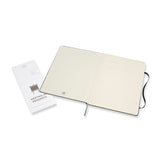 Notesbog Moleskine pro xl sort m/linjerede ark