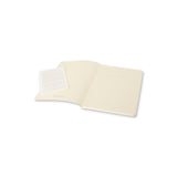 Notesbog volant Moleskine pkt sort sæt m/2 m/80 blanke ark