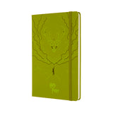Notesbog Moleskine HP large grøn m/240 linjerede ark
