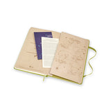 Notesbog Moleskine HP large grøn m/240 linjerede ark