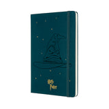 Notesbog Moleskine HP large mørkgrøn m/240 linjerede ark